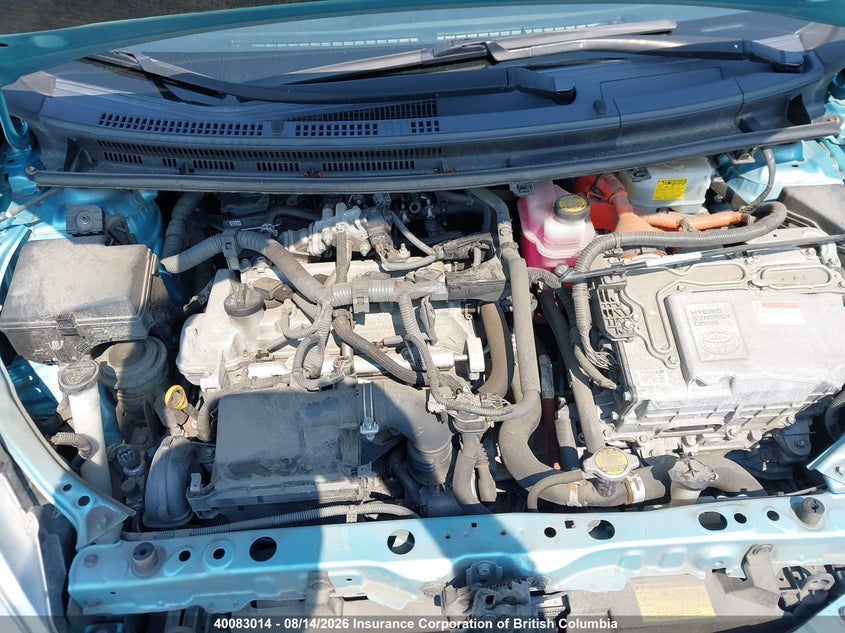 2012 TOYOTA PRIUS HATCHBACK 1.5L I4 FI DOHC 16V NF4