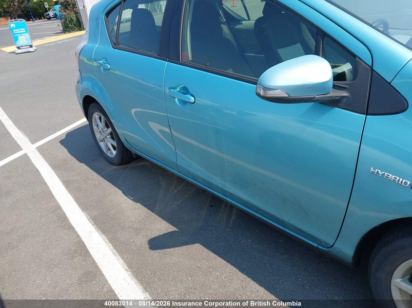 2012 TOYOTA PRIUS HATCHBACK 1.5L I4 FI DOHC 16V NF4