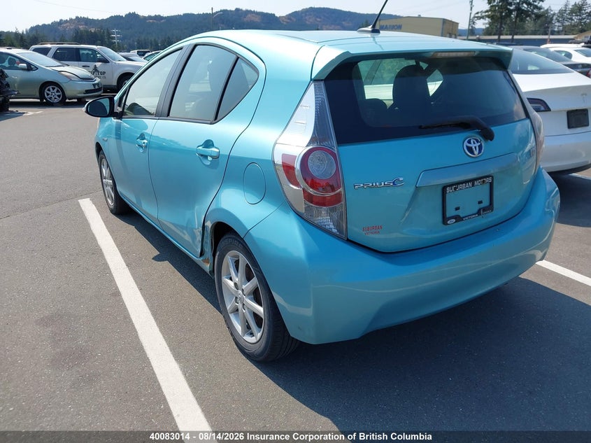 2012 TOYOTA PRIUS HATCHBACK 1.5L I4 FI DOHC 16V NF4