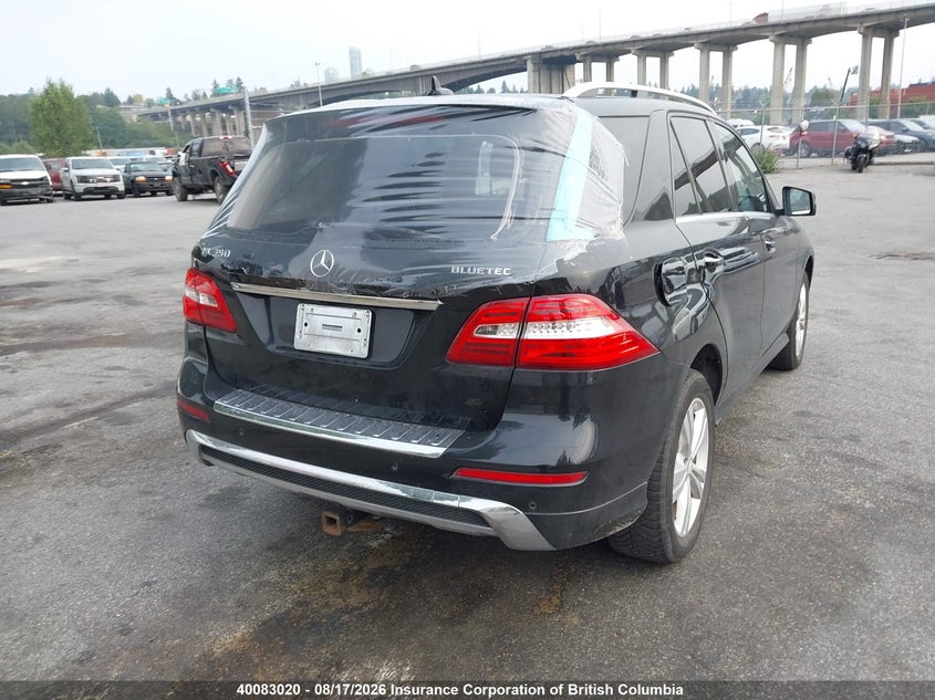 Vin: 4jgda2eb0da166583, lot: 30100633, mercedes-benz ml 350 bluetec 20134