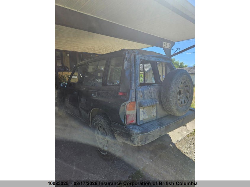 1993 SUZUKI SIDEKICK SPORT UTILITY VEHICLE 1.6L I4 FI F