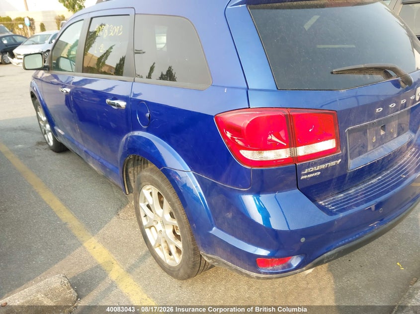 Vin: 3c4pddfg8ct239883, lot: 30100657, dodge journey r/t 20123