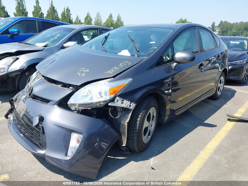 Vin: jtdkn3du3e1805677, lot: 30100677, toyota prius 20142