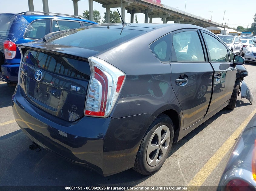 Vin: jtdkn3du3e1805677, lot: 30100677, toyota prius 20144