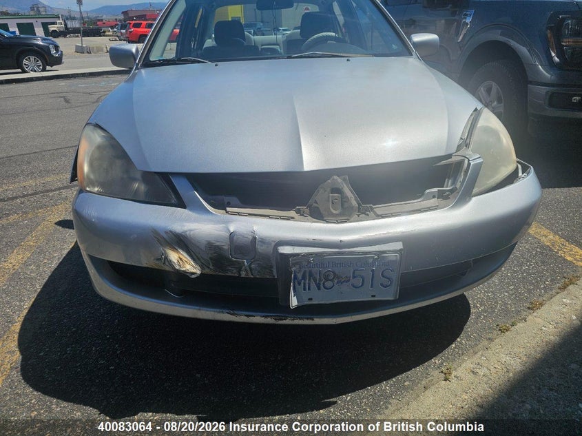 2006 MITSUBISHI LANCER SEDAN 2.0L I-4 120HP