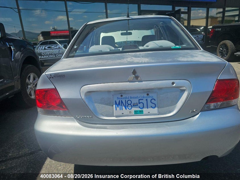 2006 MITSUBISHI LANCER SEDAN 2.0L I-4 120HP