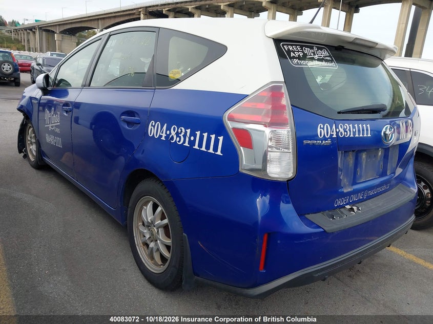 Vin: jtdzn3eu2fj020047, lot: 30100705, toyota prius 20153