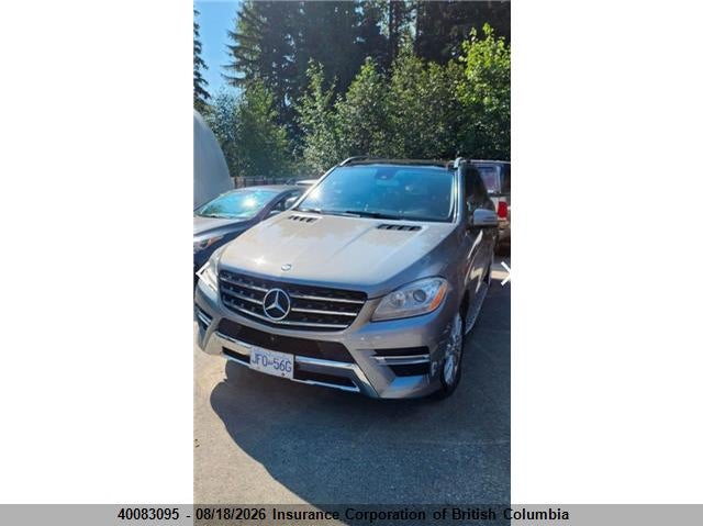 2014 Mercedes-Benz Ml 350 Bluetec 4Matic, Left Side, IAAI, VIN 4JGDA2EB9EA334173 — photo 2