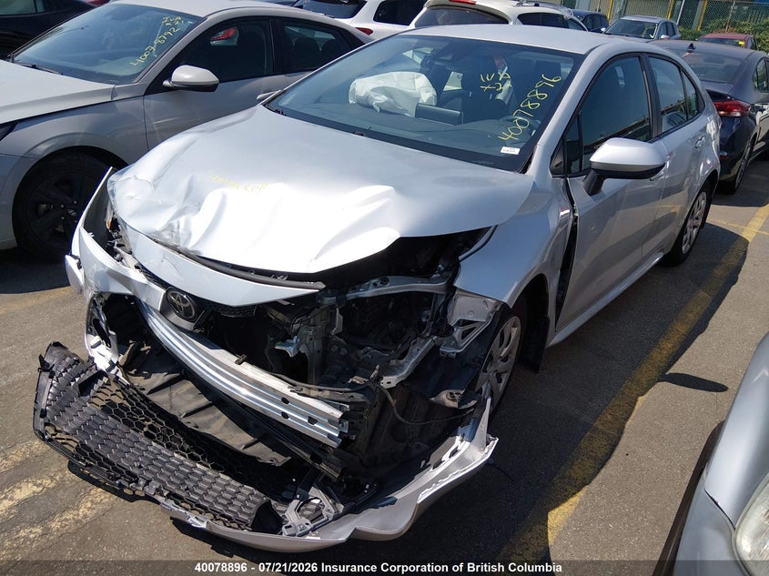Vin: 5yfbpmbe7mp148355, lot: 30100753, toyota corolla le 20212