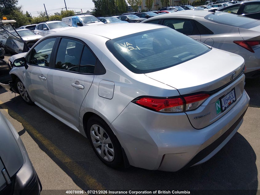 Vin: 5yfbpmbe7mp148355, lot: 30100753, toyota corolla le 20213
