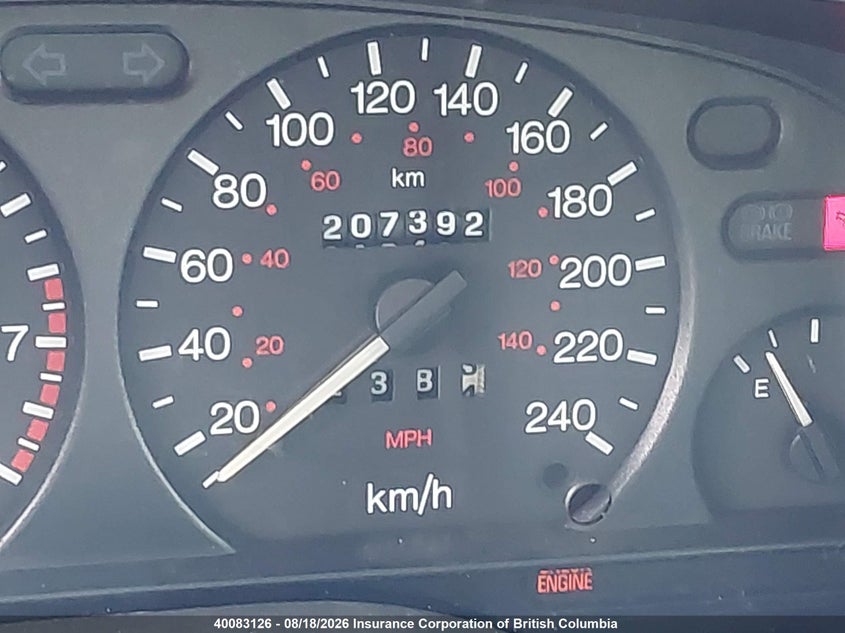 1998 MERCURY MYSTIQUE SEDAN 2.0L I4 FI DOHC 16V F4