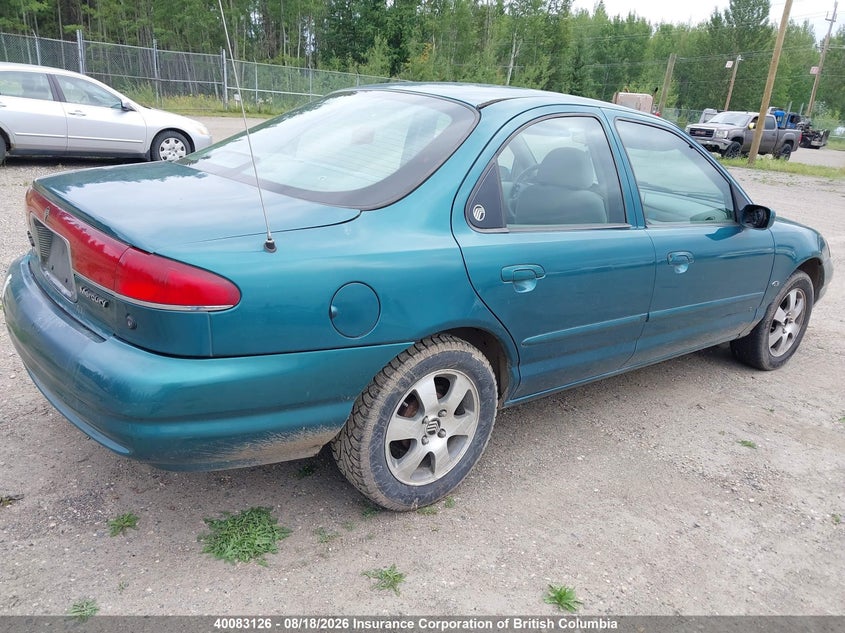 1998 MERCURY MYSTIQUE SEDAN 2.0L I4 FI DOHC 16V F4