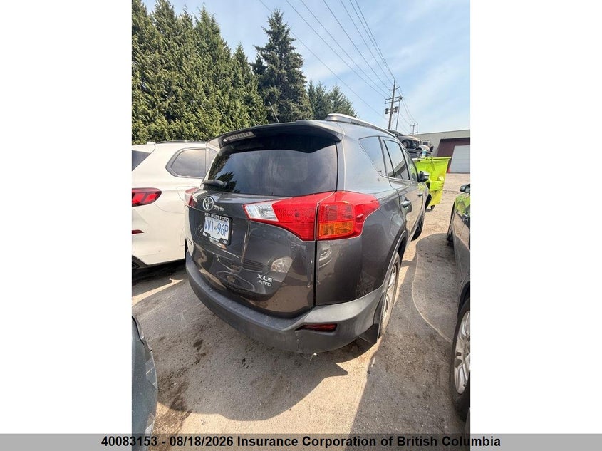 2013 TOYOTA RAV 4 SPORT UTILITY VEHICLE 2.5L I4 FI DOHC 16V NF4