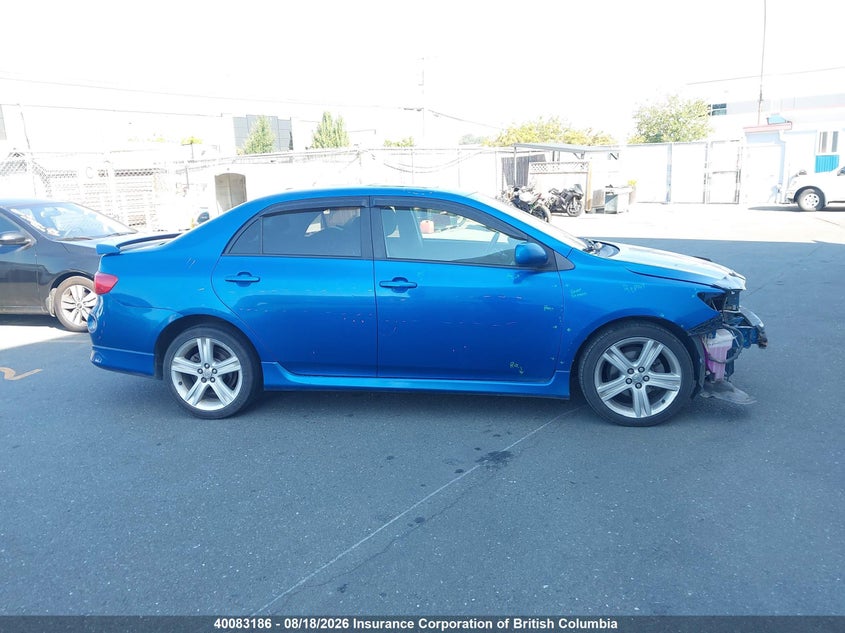 2009 TOYOTA COROLLA SEDAN 2.4L I-4 DOHC, VVT, 158HP