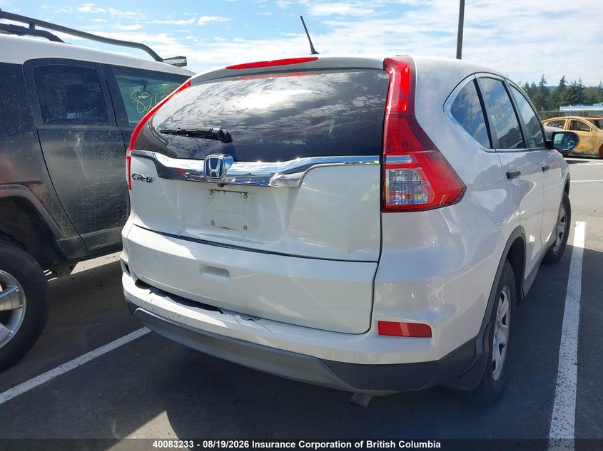 Vin: 2hkrm3h34fh002468, lot: 30100907, honda cr-v 20154