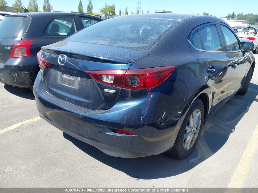 Vin: jm1bm1v79e1152725, lot: 30100920, mazda 3 touring 20144