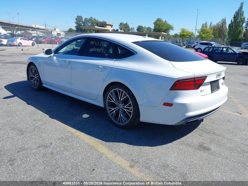 Vin: wauw3afc6jn046622, lot: 30101021, audi a7 20183