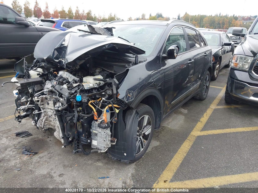 Vin: kndcd3ld6l5426803, lot: 30101072, kia niro ex 20202