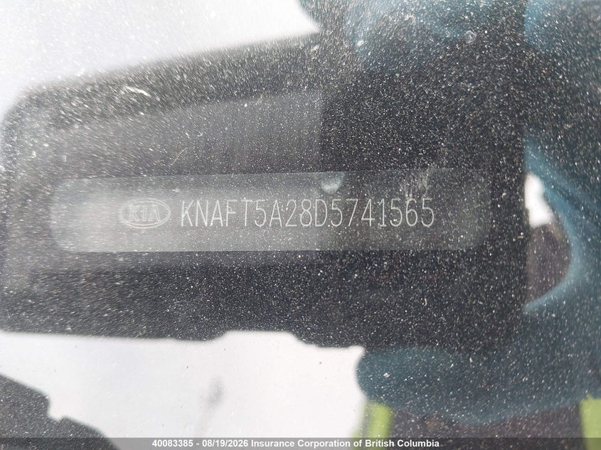 2013 KIA FORTE SEDAN 2.0L I4 FI DOHC 16V NF4