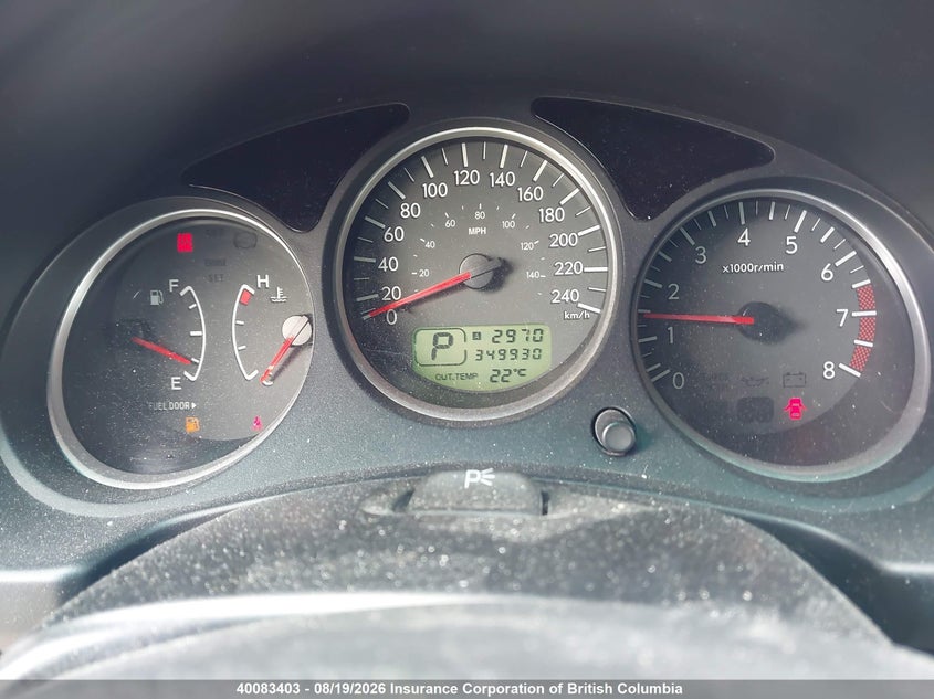 2005 SUBARU FORESTER SPORT UTILITY VEHICLE 2.5L H4 FI DOHC 16V F4