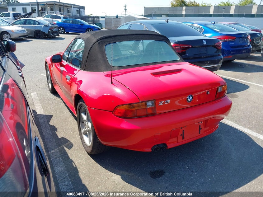 1998 BMW Z3 CABRIO 2.8L I6 FI DOHC 24V F