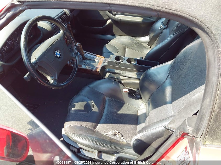 1998 BMW Z3 CABRIO 2.8L I6 FI DOHC 24V F