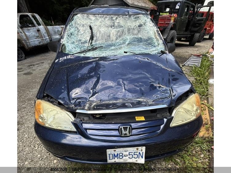 2002 HONDA CIVIC SEDAN 1.7L I4 FI SOHC 16V F