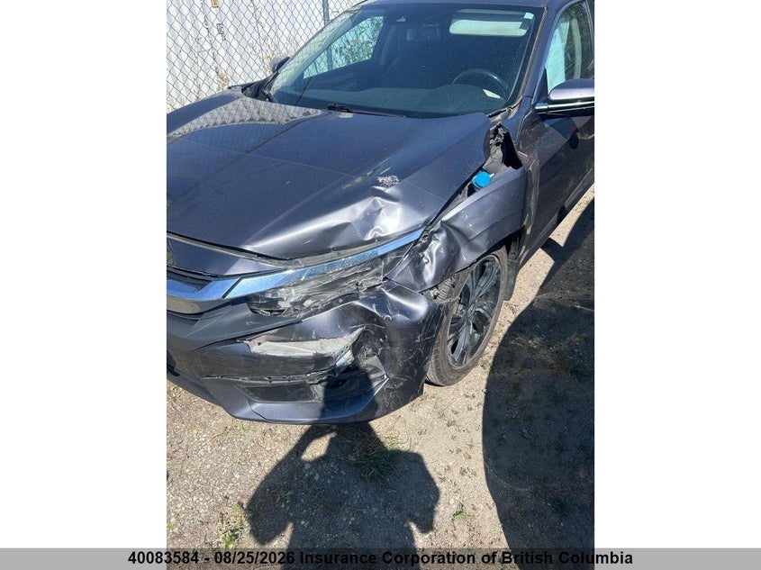 Vin: 2hgfc1f95gh112507, lot: 30101342, honda civic 20162