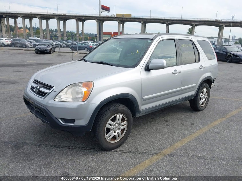 2003 HONDA CR-V SPORT UTILITY VEHICLE 2.4L I-4 DOHC, VVT, 160HP
