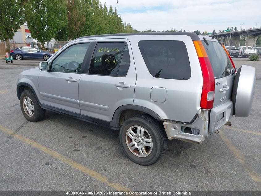 2003 HONDA CR-V SPORT UTILITY VEHICLE 2.4L I-4 DOHC, VVT, 160HP