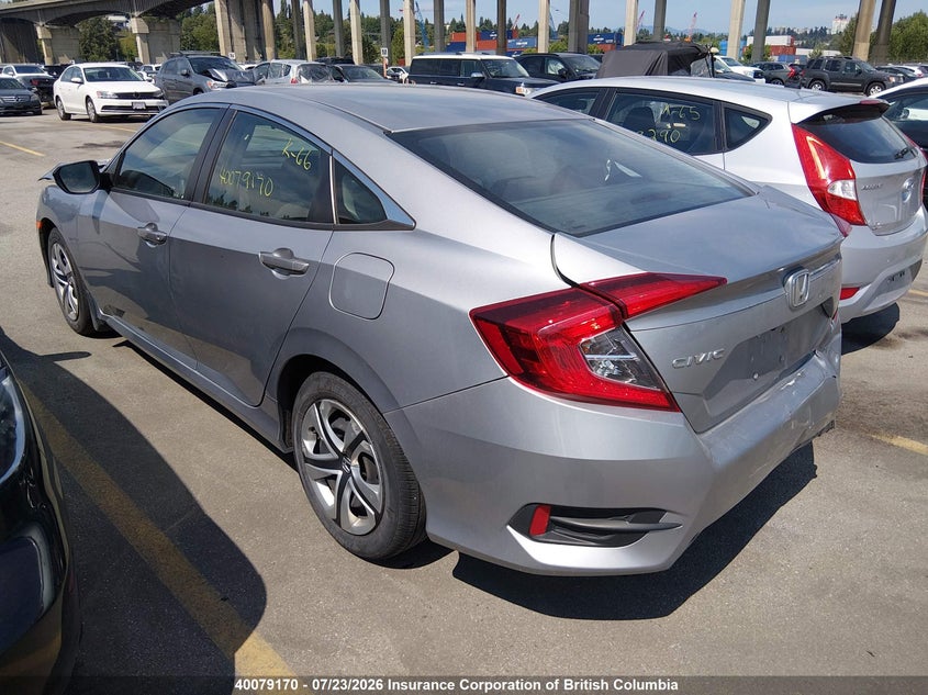 Vin: 2hgfc2f56jh030859, lot: 30101445, honda civic lx 20183