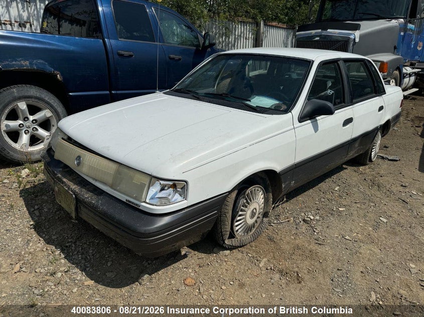 1992 MERCURY TOPAZ SEDAN 2.3L H4 FI F