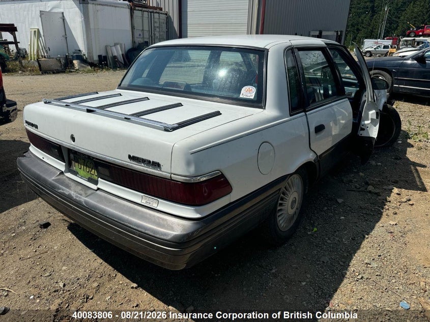 1992 MERCURY TOPAZ SEDAN 2.3L H4 FI F