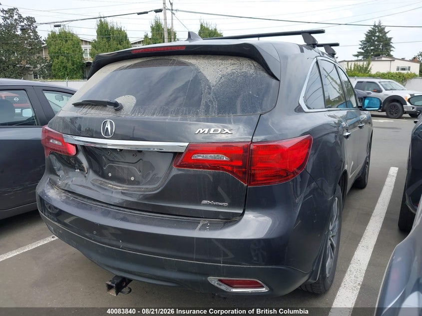 2016 ACURA MDX SPORT UTILITY VEHICLE 3.5L V-6 DI, VVT, 290HP