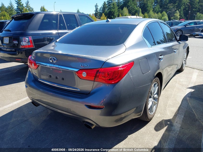 2017 INFINITI Q50 SEDAN 3.0L V6 FI DOHC 24V NF4