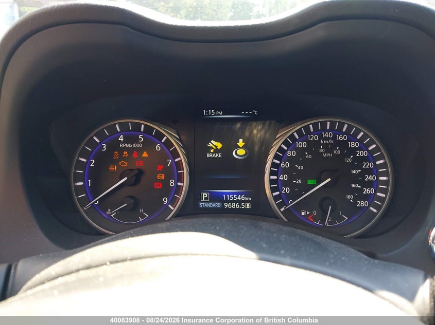 2017 INFINITI Q50 SEDAN 3.0L V6 FI DOHC 24V NF4