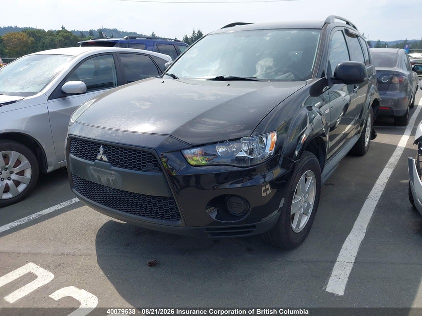2011 Mitsubishi Outlander, Left Rear, IAAI, VIN JA4AT2AW0BU606902 — photo 2