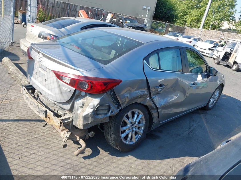 Vin: 3mzbm1v75fm160192, lot: 30101965, mazda 3 touring 20154