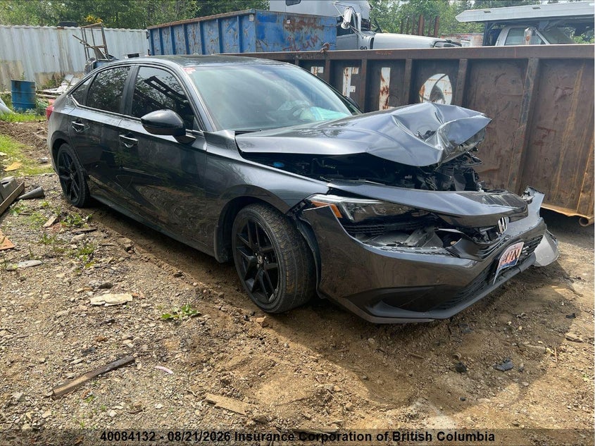 Vin: 2hgfe2f57ph105121, lot: 30101983, honda civic 20231