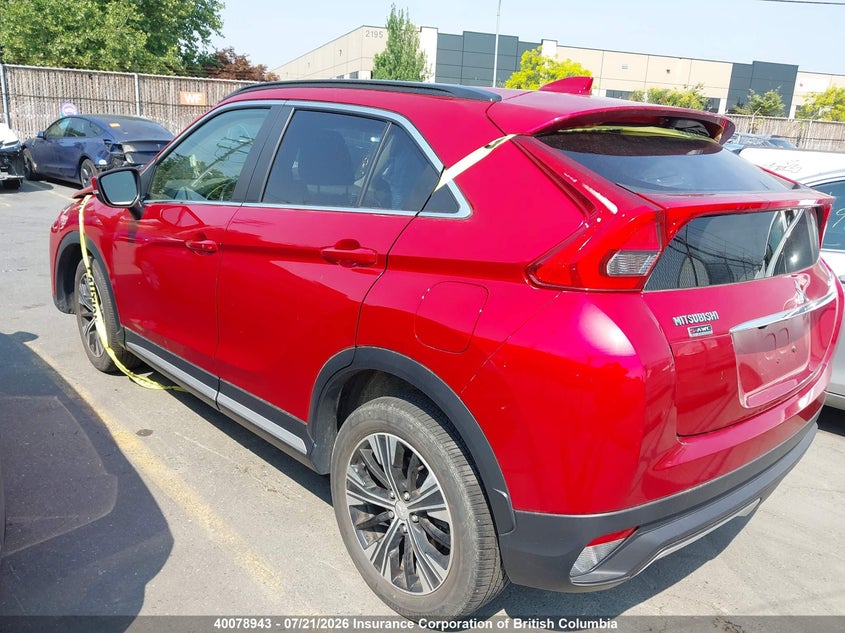 2019 MITSUBISHI ECLIPSE CROSS SPORT UTILITY VEHICLE 1.5L I-4 DI, DOHC, VVT, TURBO, 152HP