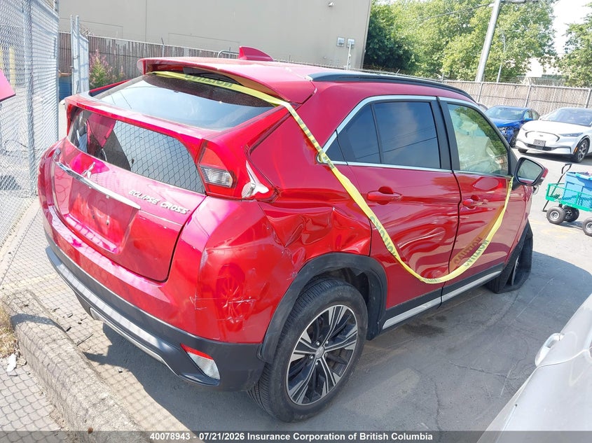 2019 MITSUBISHI ECLIPSE CROSS SPORT UTILITY VEHICLE 1.5L I-4 DI, DOHC, VVT, TURBO, 152HP