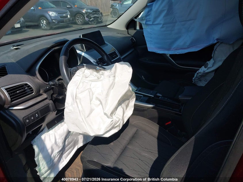 2019 MITSUBISHI ECLIPSE CROSS SPORT UTILITY VEHICLE 1.5L I-4 DI, DOHC, VVT, TURBO, 152HP