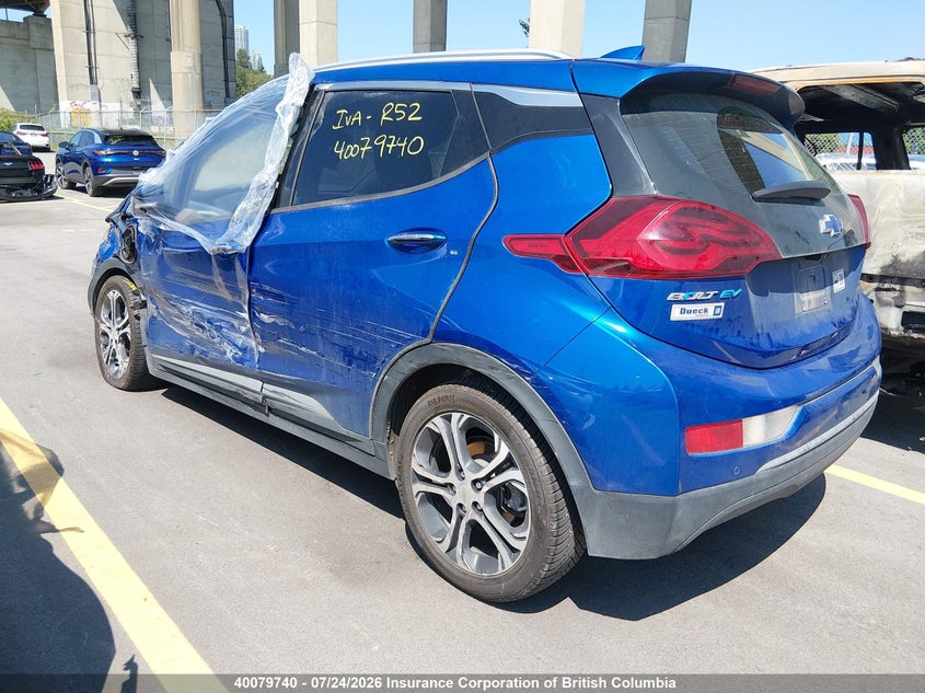 Vin: 1g1fz6s07k4149459, lot: 30102212, chevrolet bolt ev premier 20193