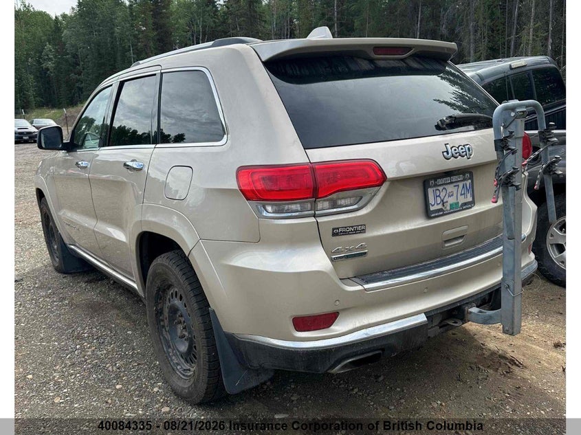 Vin: 1c4rjfjm3ec333033, lot: 30102251, jeep grand cherokee summit 20143
