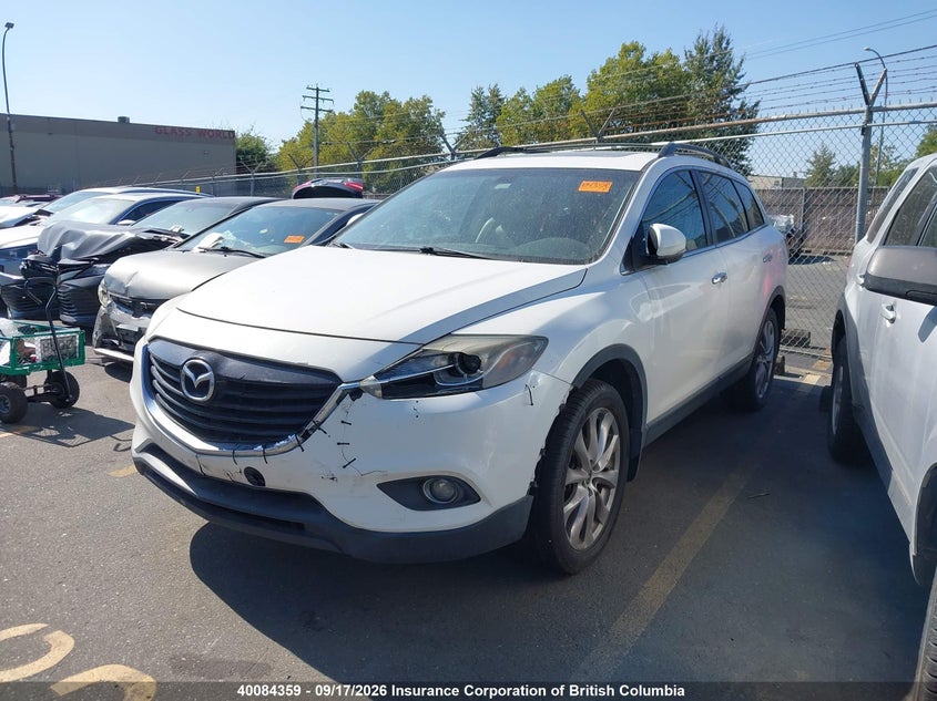 Vin: jm3tb2daxe0429523, lot: 30102287, mazda cx-9 grand touring 20142