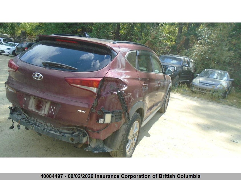 Vin: km8j3ca41hu498983, lot: 30102453, hyundai tucson luxury 20174
