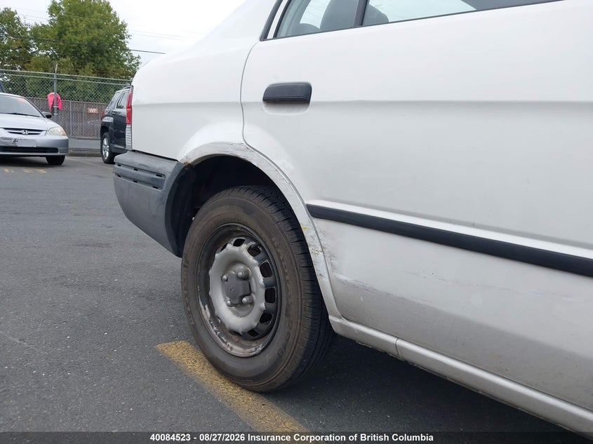 1998 TOYOTA TERCEL SEDAN 1.5L I4 FI DOHC 16V F4