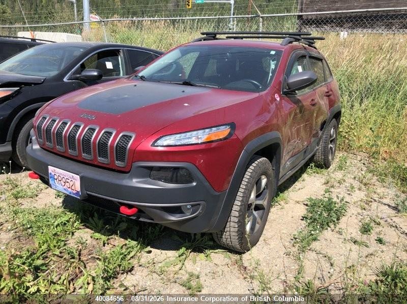 Vin: 1c4pjmbb6hw563712, lot: 30102643, jeep cherokee trailhawk 20172