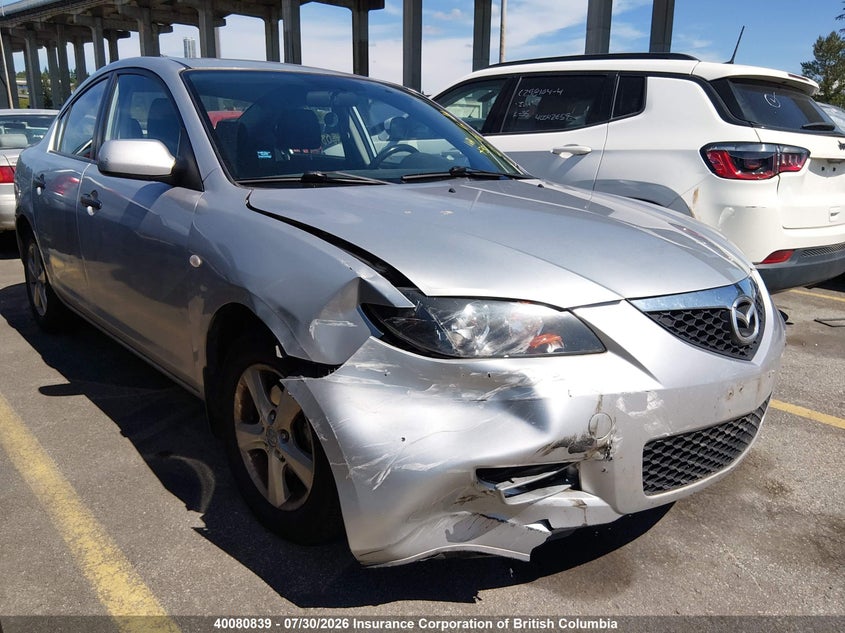 2008 Mazda 3 I, Удар спереду, IAAI, VIN JM1BK32F981102117