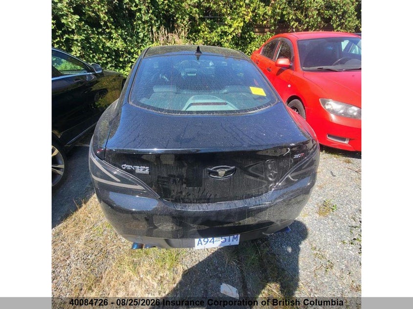 2012 HYUNDAI GENESIS COUPE COUPE 2.0L I4 FI DOHC 16V NF4